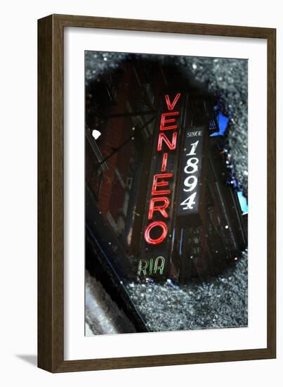Veniero's Bakery Reflection-null-Framed Photo