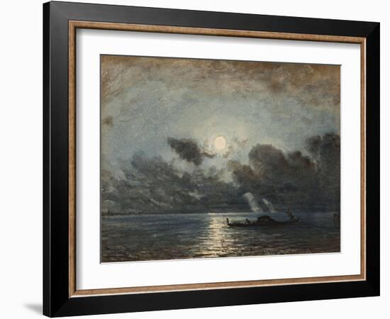 Venise, clair de lune-Félix Ziem-Framed Giclee Print