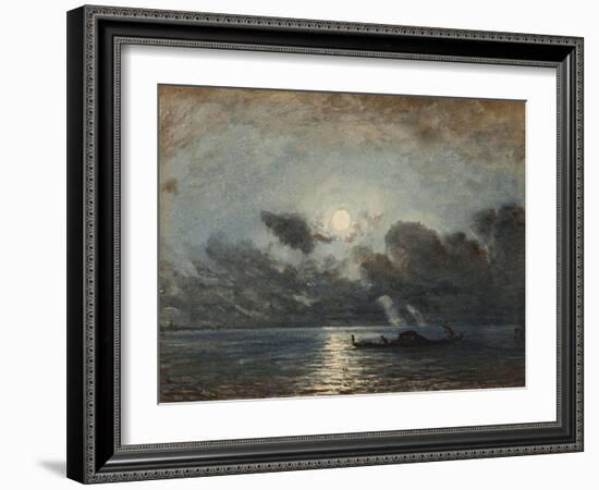 Venise, clair de lune-Félix Ziem-Framed Giclee Print