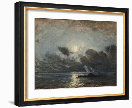 Venise, clair de lune-Félix Ziem-Framed Giclee Print