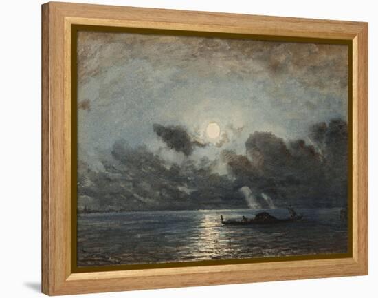 Venise, clair de lune-Félix Ziem-Framed Premier Image Canvas