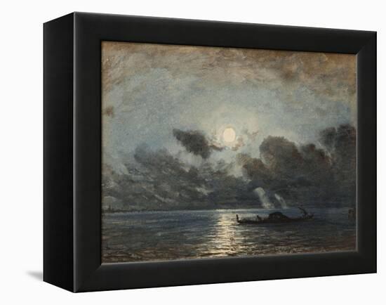 Venise, clair de lune-Félix Ziem-Framed Premier Image Canvas