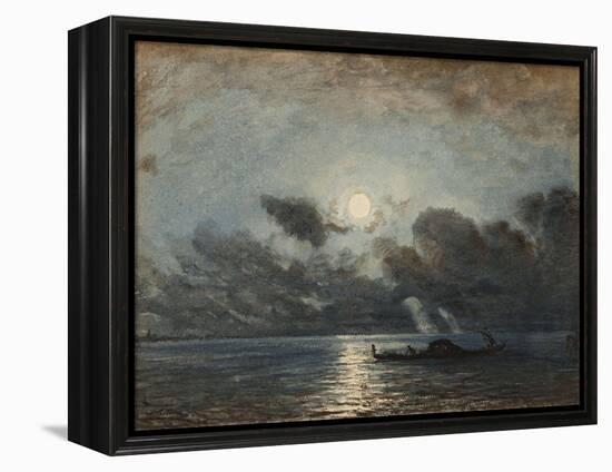 Venise, clair de lune-Félix Ziem-Framed Premier Image Canvas