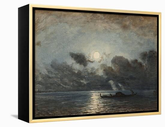 Venise, clair de lune-Félix Ziem-Framed Premier Image Canvas