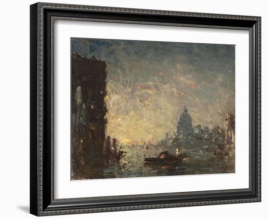 Venise coucher de soleil-Félix Ziem-Framed Giclee Print