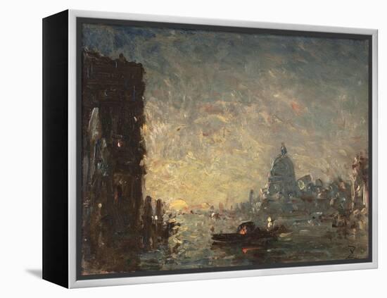 Venise coucher de soleil-Félix Ziem-Framed Premier Image Canvas