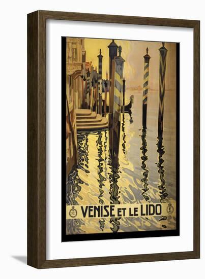 Venise Di Lido-null-Framed Giclee Print