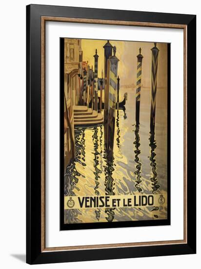 Venise Di Lido-null-Framed Giclee Print