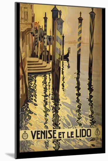 Venise Di Lido-null-Mounted Giclee Print