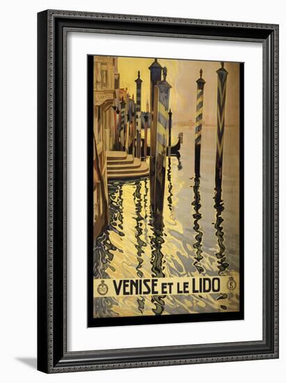 Venise Di Lido-null-Framed Giclee Print