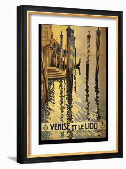 Venise Di Lido--Framed Giclee Print