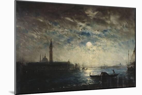 Venise et le Campanile au clair de lune-Félix Ziem-Mounted Giclee Print