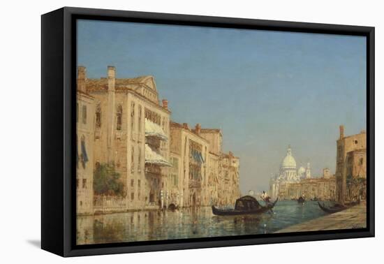 Venise, le Grand Canal, près de Santa Maria della Salute-Félix Ziem-Framed Premier Image Canvas
