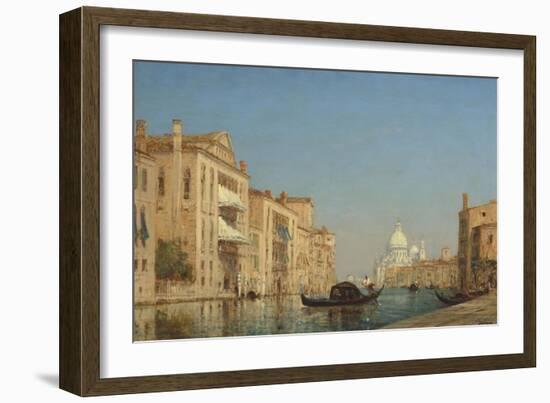 Venise, le Grand Canal, près de Santa Maria della Salute-Félix Ziem-Framed Giclee Print