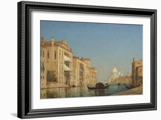 Venise, le Grand Canal, près de Santa Maria della Salute-Félix Ziem-Framed Giclee Print