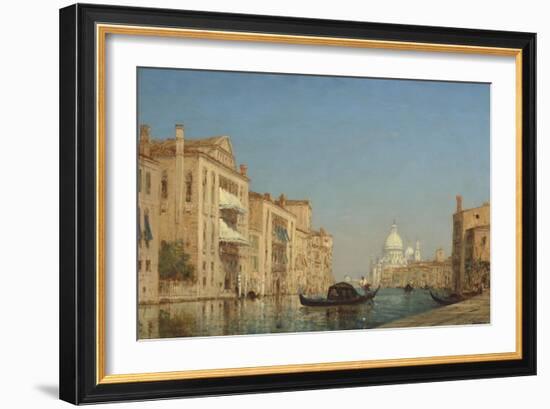 Venise, le Grand Canal, près de Santa Maria della Salute-Félix Ziem-Framed Giclee Print