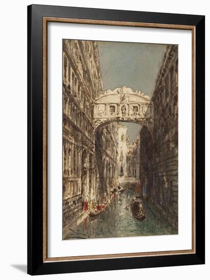 Venise, le pont des Soupirs-Félix Ziem-Framed Giclee Print