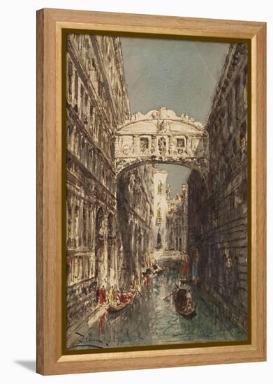 Venise, le pont des Soupirs-Félix Ziem-Framed Premier Image Canvas