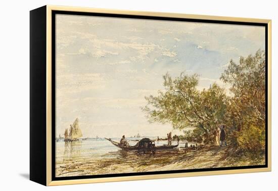 Venise, Mazorbo-Félix Ziem-Framed Premier Image Canvas