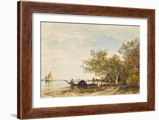 Venise, Mazorbo-Félix Ziem-Framed Giclee Print