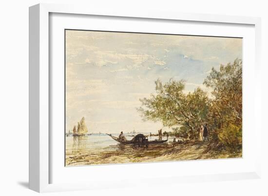 Venise, Mazorbo-Félix Ziem-Framed Giclee Print