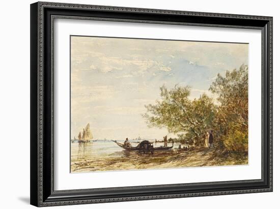 Venise, Mazorbo-Félix Ziem-Framed Giclee Print