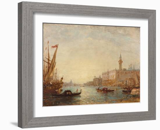 Venise, palais des Doges-Felix Ziem-Framed Giclee Print