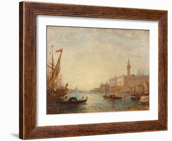 Venise, palais des Doges-Felix Ziem-Framed Giclee Print