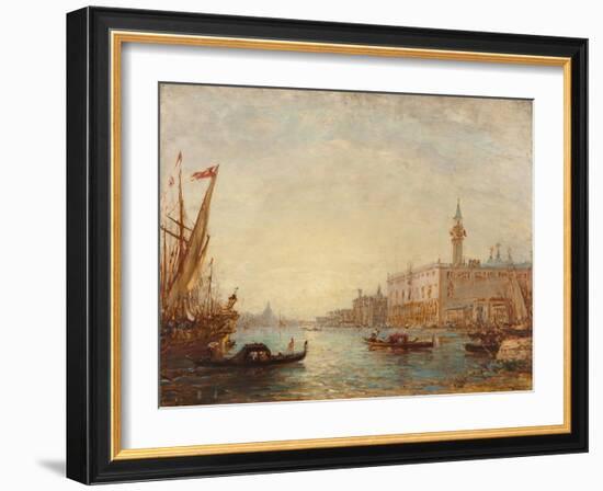 Venise, palais des Doges-Felix Ziem-Framed Giclee Print