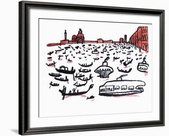 Venise-André François-Framed Serigraph