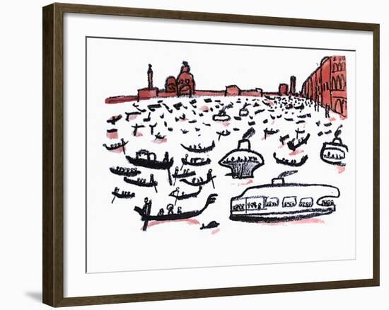 Venise-André François-Framed Serigraph