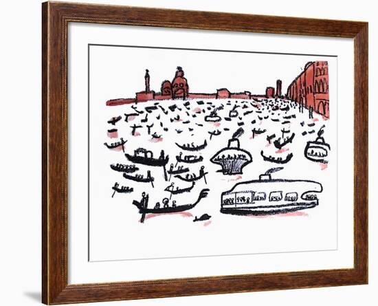 Venise-André François-Framed Serigraph