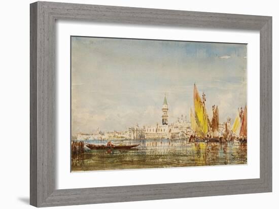 Venise-Félix Ziem-Framed Giclee Print