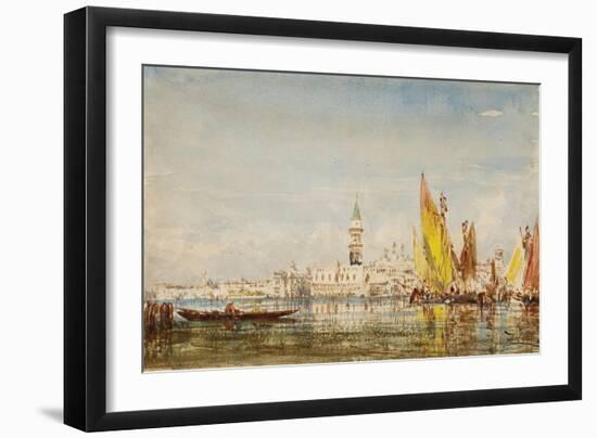 Venise-Félix Ziem-Framed Giclee Print