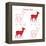 Venison Meat Cut Diagram Scheme-ONiONAstudio-Framed Stretched Canvas