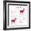 Venison Meat Cut Diagram Scheme-ONiONAstudio-Framed Art Print