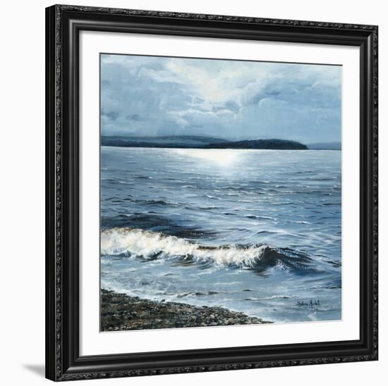 Vent chaud d'ouest sur le lac-Sylvia Audet-Framed Art Print