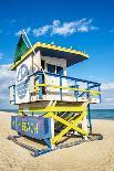 Lifeguard Tower, Miami Beach, Florida-vent du sud-Photographic Print