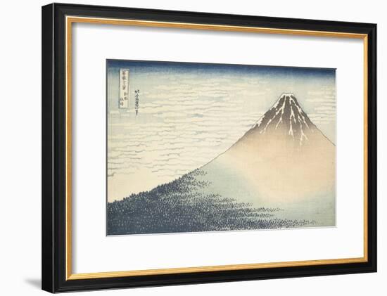 Vent frais par matin clair ou Le Fuji rouge-Katsushika Hokusai-Framed Giclee Print