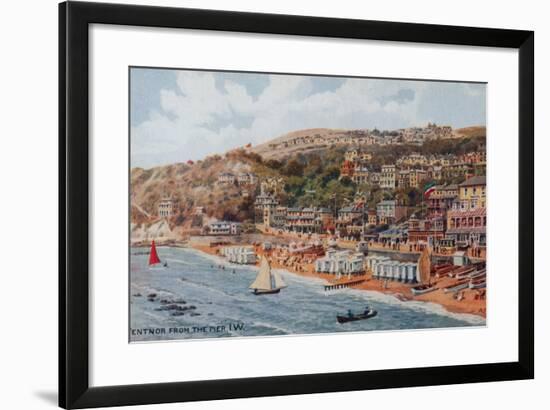 Ventnor from the Pier, Isle of Wight-Alfred Robert Quinton-Framed Giclee Print