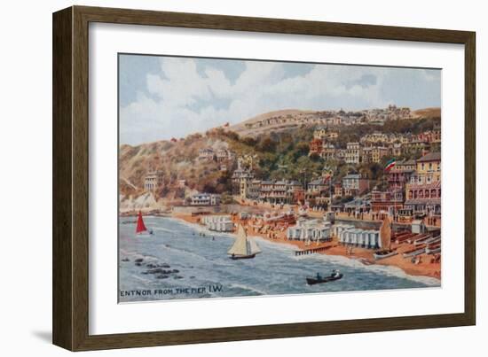 Ventnor from the Pier, Isle of Wight-Alfred Robert Quinton-Framed Giclee Print