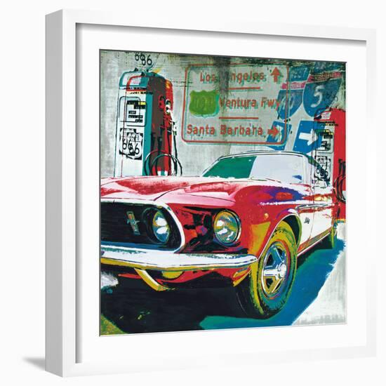 Ventura Freeway-Ray Foster-Framed Art Print