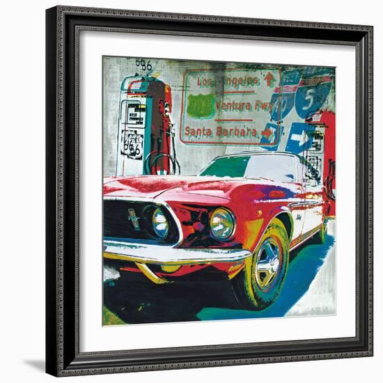 Ventura Freeway-Ray Foster-Framed Art Print