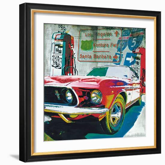 Ventura Freeway-Ray Foster-Framed Art Print