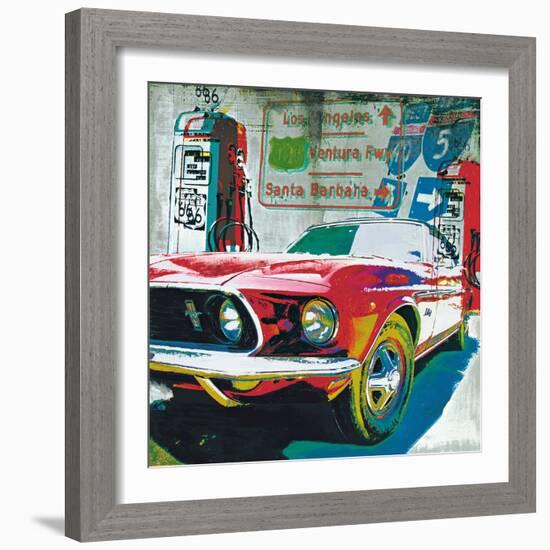 Ventura Freeway-Ray Foster-Framed Premium Giclee Print