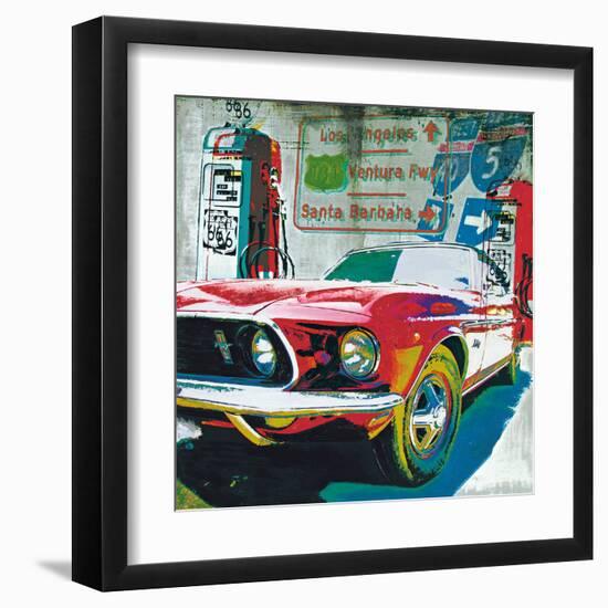 Ventura Freeway-Ray Foster-Framed Art Print