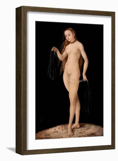 Venus , 1531 (Oil on Wood)-Lucas the Elder Cranach-Framed Giclee Print