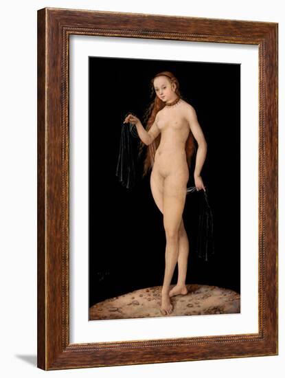 Venus , 1531 (Oil on Wood)-Lucas the Elder Cranach-Framed Giclee Print