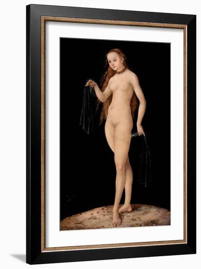 Venus , 1531 (Oil on Wood)-Lucas the Elder Cranach-Framed Giclee Print