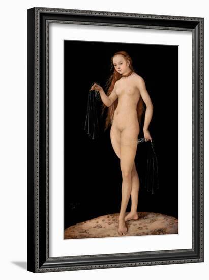 Venus , 1531 (Oil on Wood)-Lucas the Elder Cranach-Framed Giclee Print